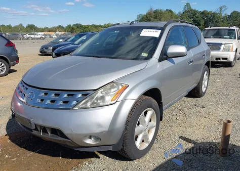 2004 Nissan Murano Se from USA, damaged, VIN JN8AZ08W84W315977